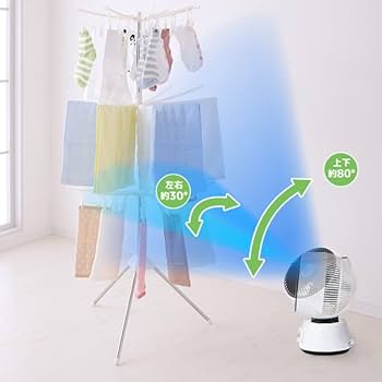 Amazon | ユアサプライムス DC サーキュレーター 360°首振り